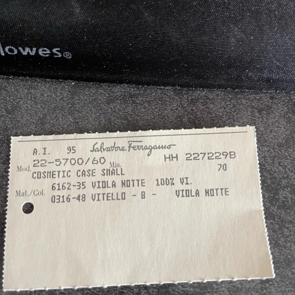Salvatore Ferragamo Navy blue Cosmetic Case/Clutch - Picture 2 of 11